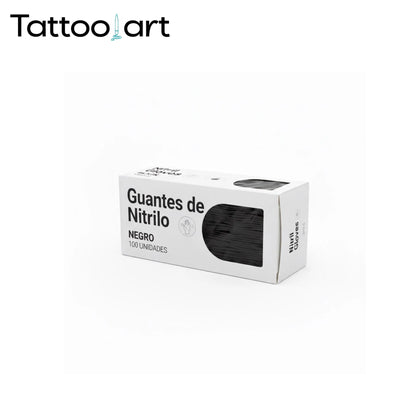 Guantes negros Tattooart™ de nitrilo