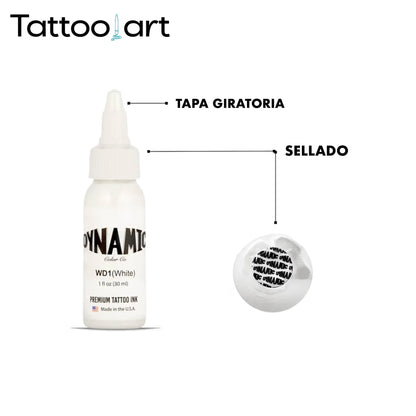 Tinta DYNAMIC™ WHITE 1oz original