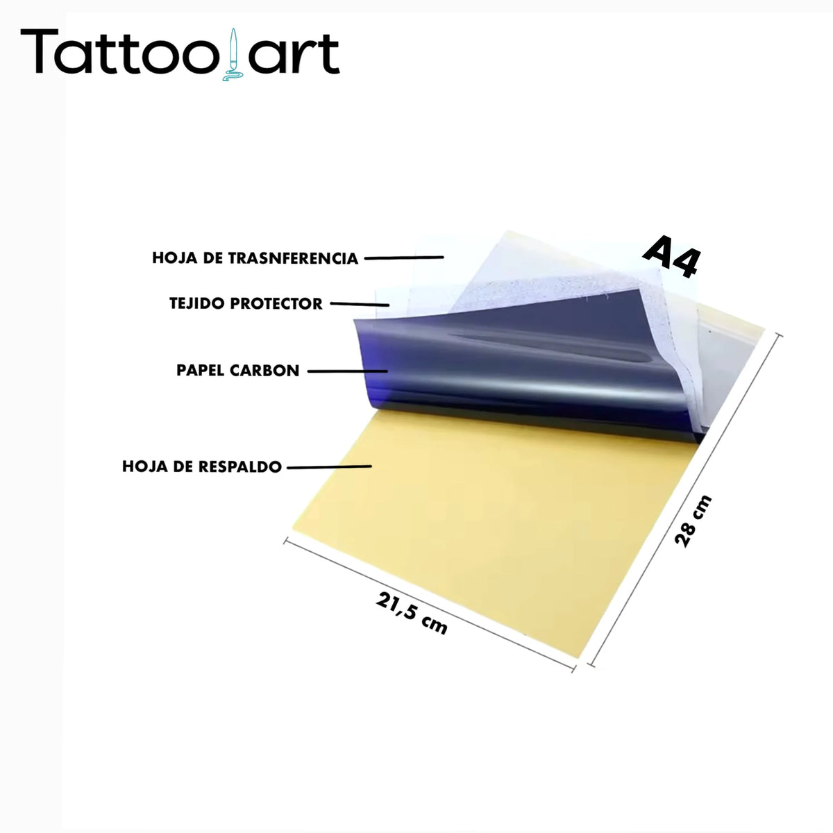 Papel de transfer SPIRIT 100 unidades