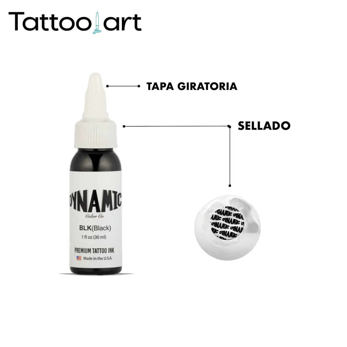 Tinta DYNAMIC™ BLACK 1oz original